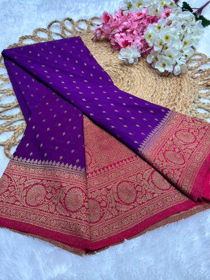 Khaddi Georgette Coco Zari