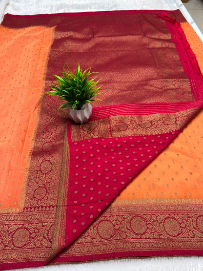 Khaddi Georgette Coco Zari