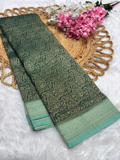 Premium Brocade Kerry Contrast