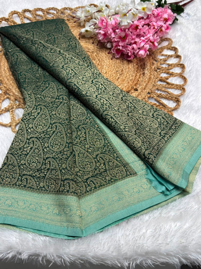 Premium Brocade Kerry Contrast