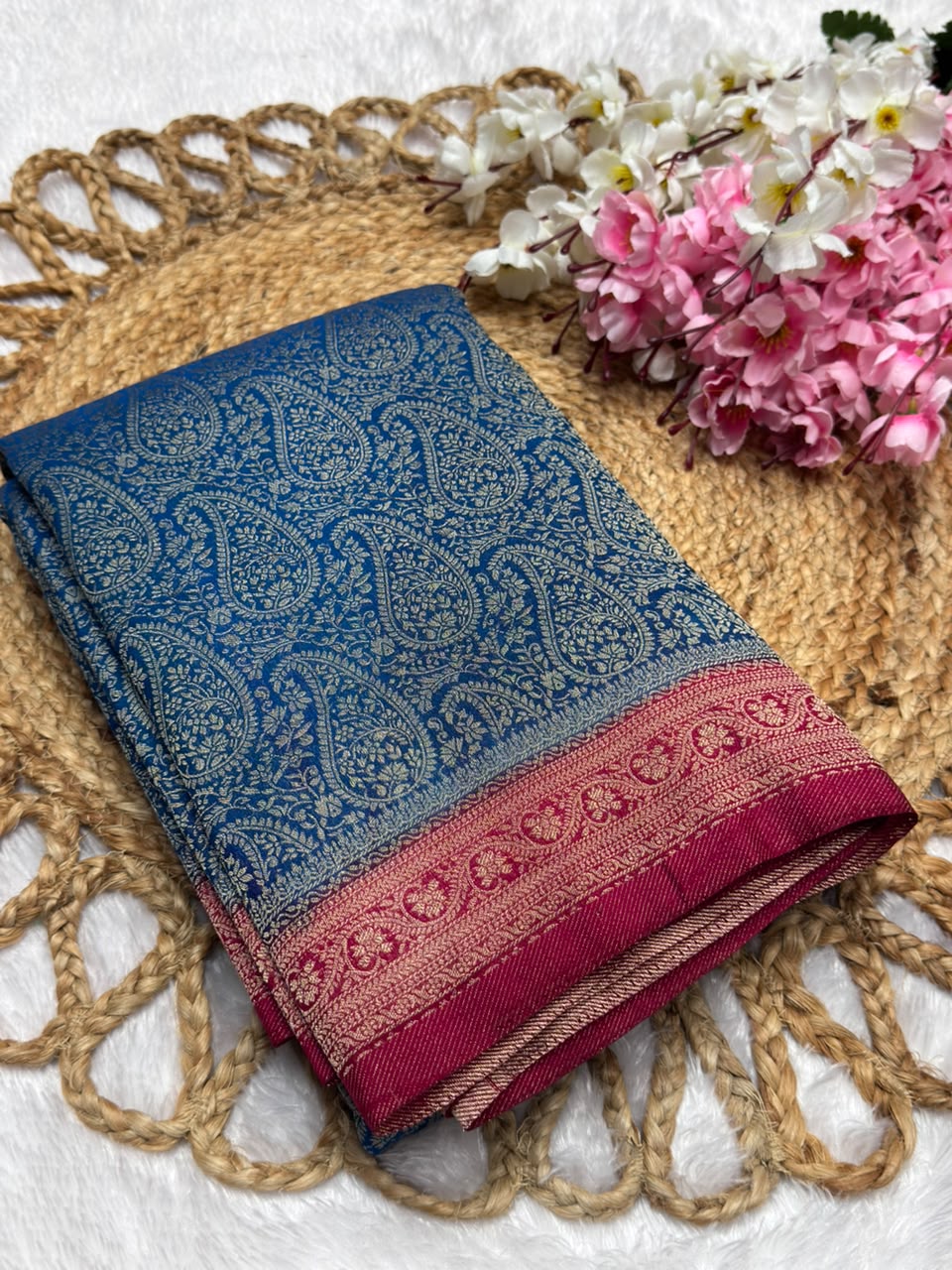 Premium Brocade Kerry Contrast