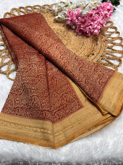 Premium Brocade Kerry Contrast