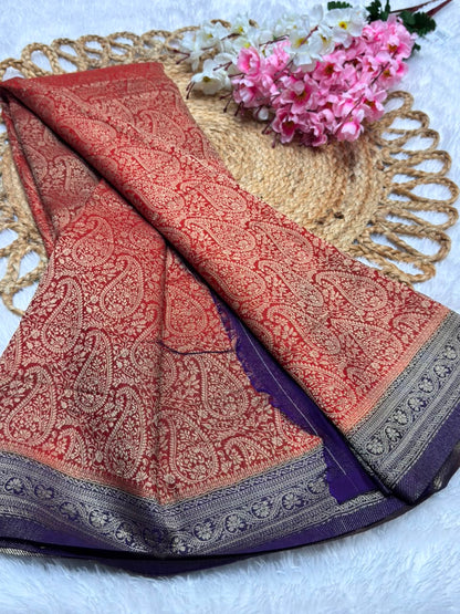 Premium Brocade Kerry Contrast