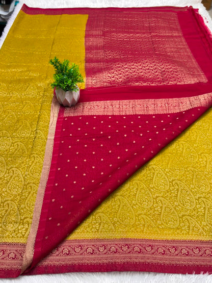 Premium Brocade Kerry Contrast