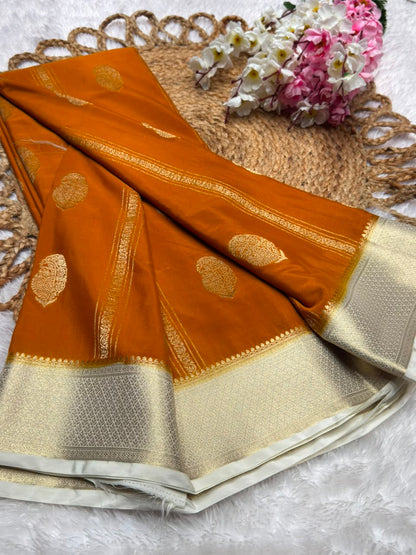 Premium Wrinkle Crepe Mango Butta