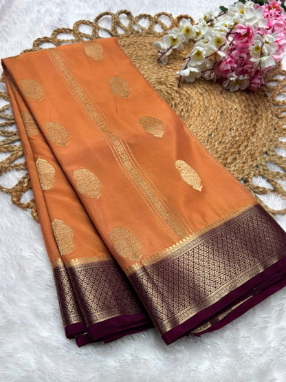 Premium Wrinkle Crepe Mango Butta