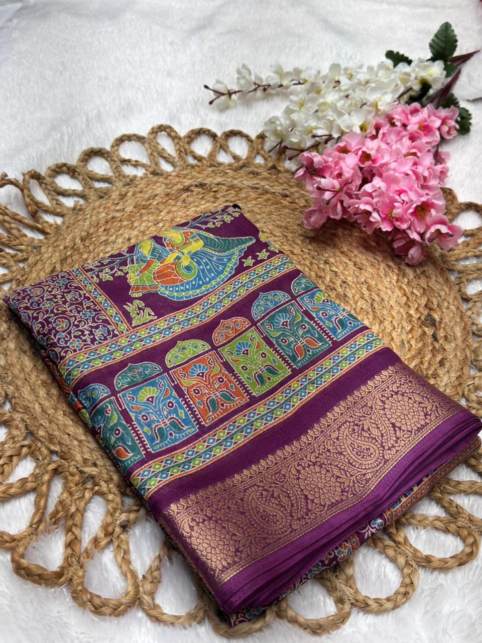 Kum Kum Kalamkari Print