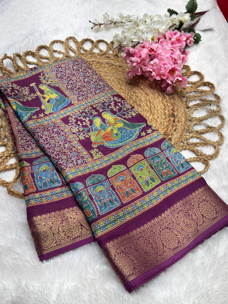 Kum Kum Kalamkari Print
