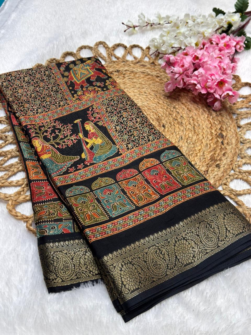 Kum Kum Kalamkari Print