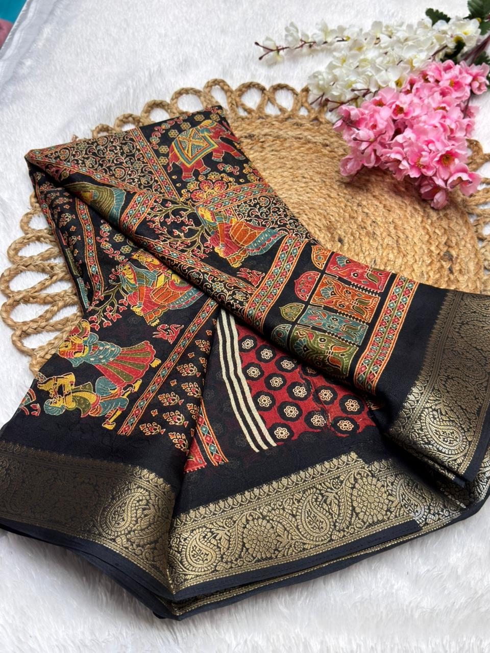 Kum Kum Kalamkari Print