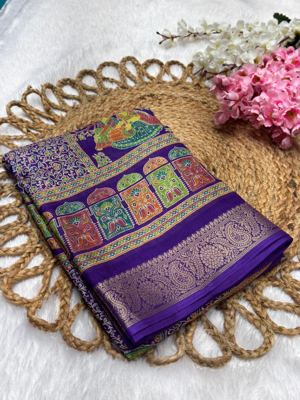 Kum Kum Kalamkari Print