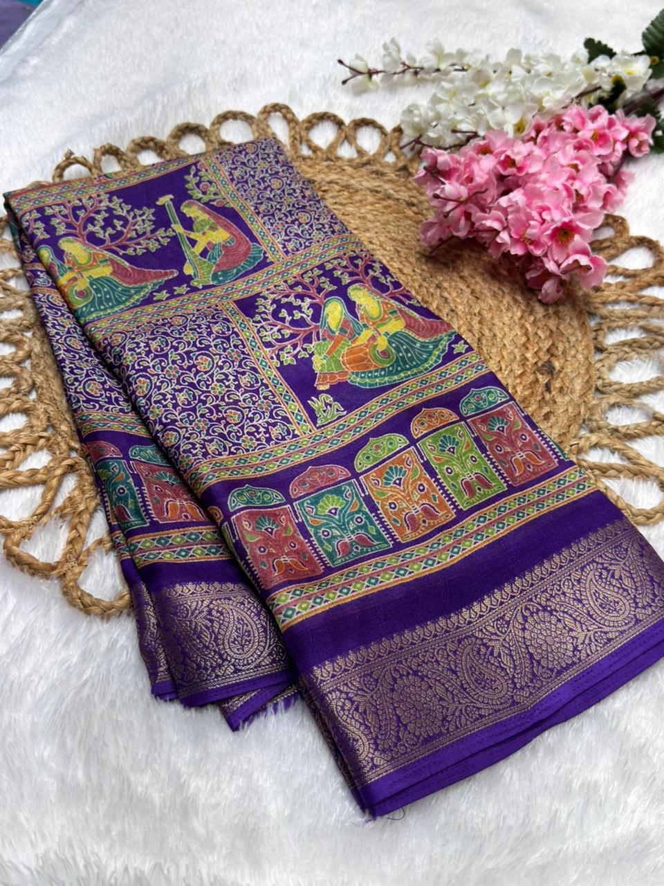 Kum Kum Kalamkari Print