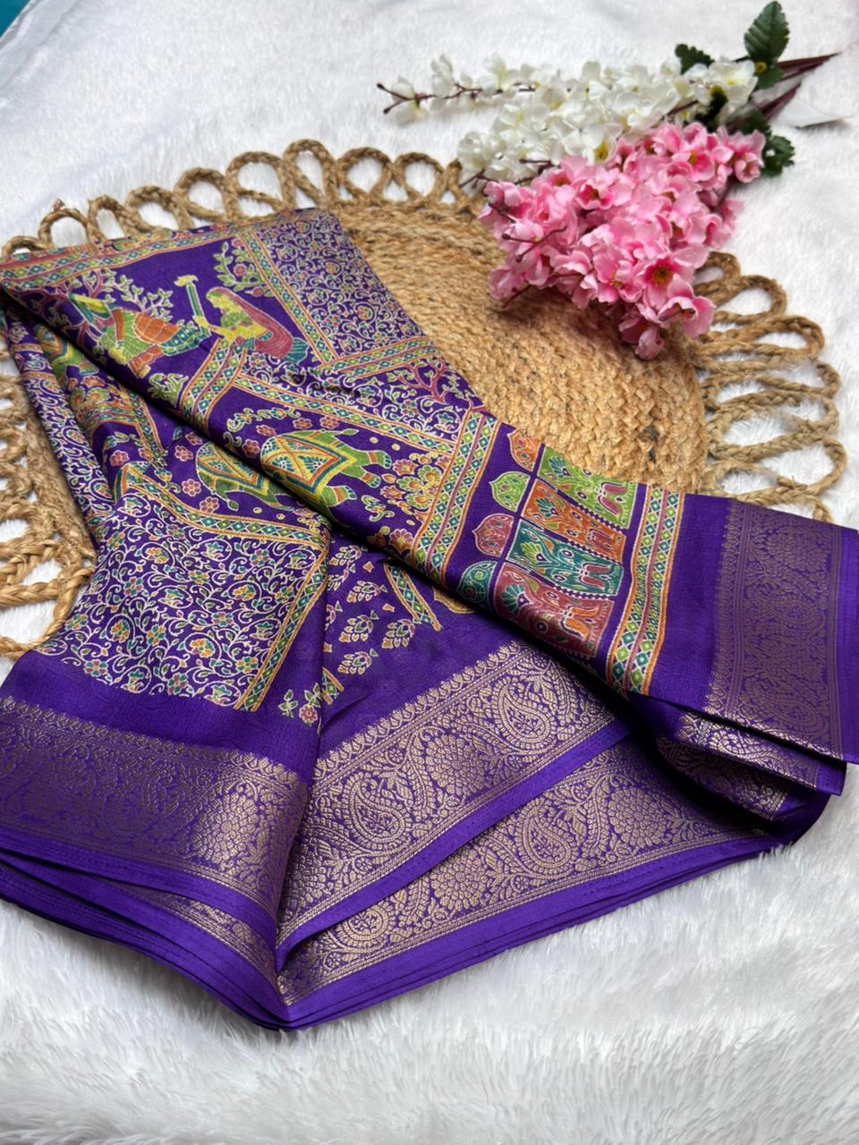 Kum Kum Kalamkari Print