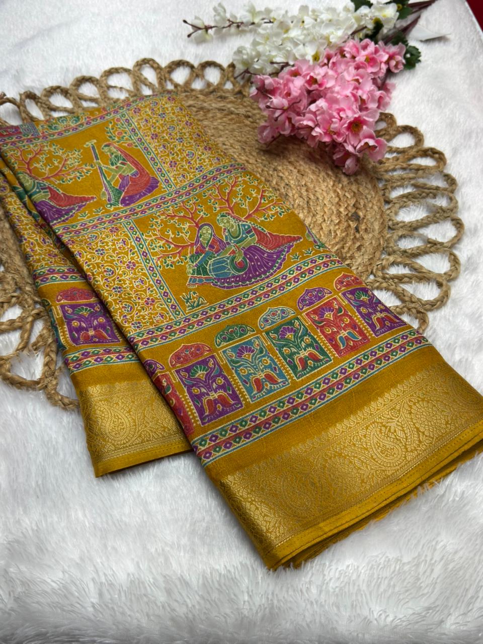 Kum Kum Kalamkari Print