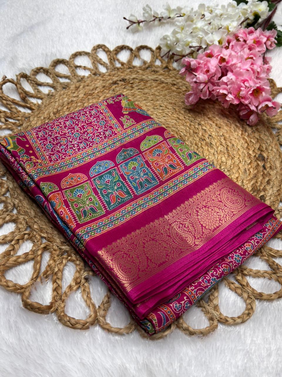 Kum Kum Kalamkari Print