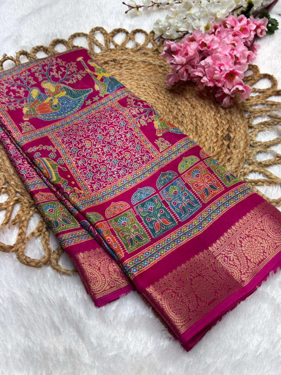 Kum Kum Kalamkari Print