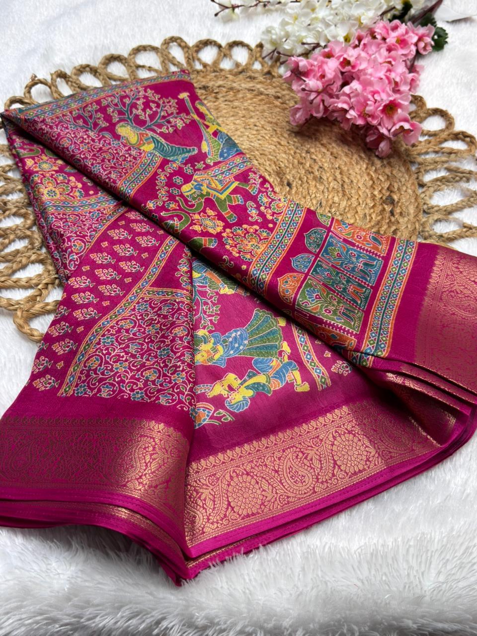 Kum Kum Kalamkari Print