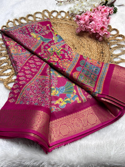 Kum Kum Kalamkari Print