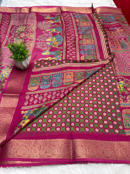 Kum Kum Kalamkari Print