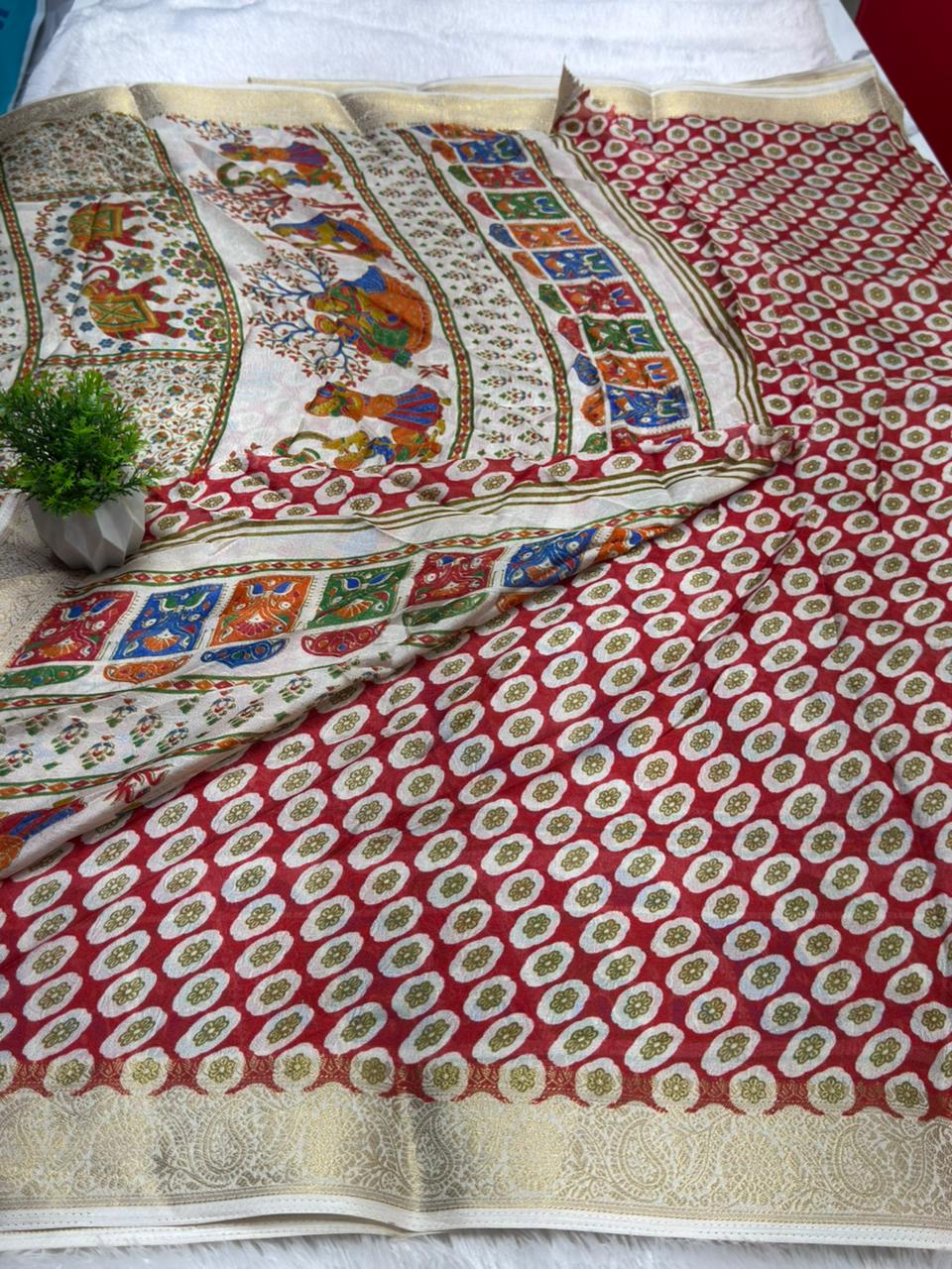 Kum Kum Kalamkari Print