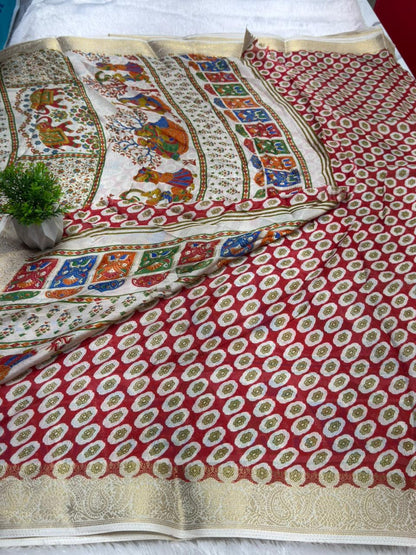 Kum Kum Kalamkari Print