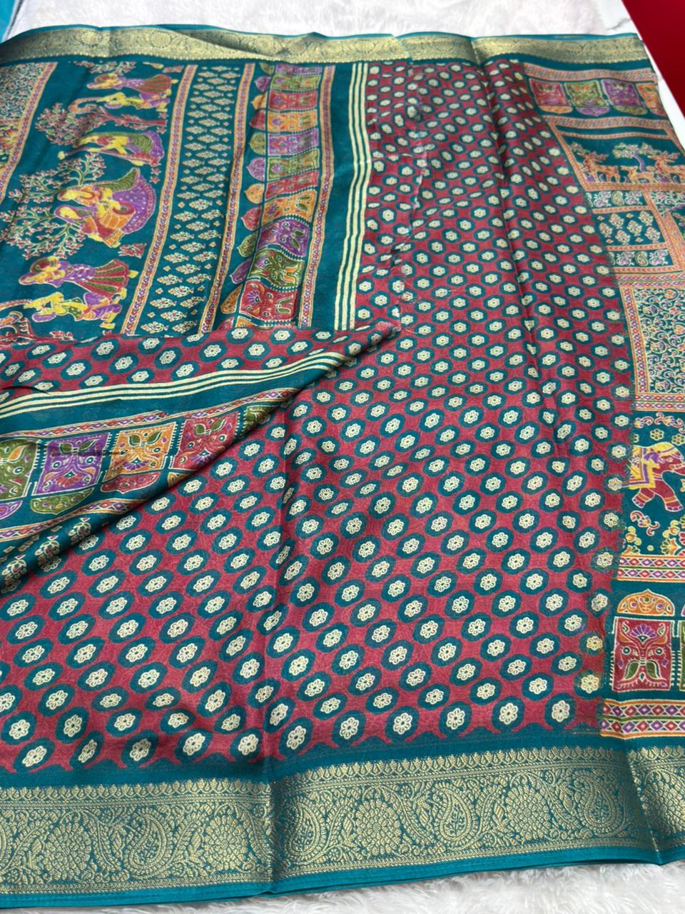 Kum Kum Kalamkari Print