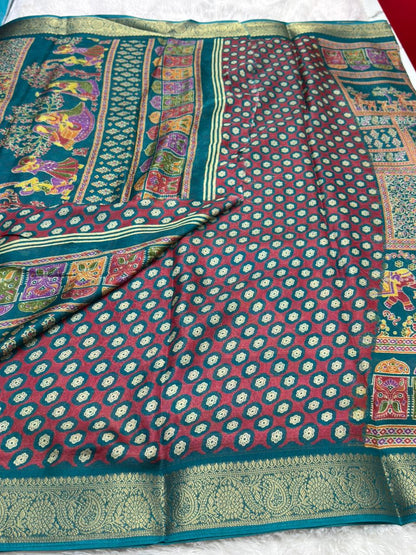 Kum Kum Kalamkari Print