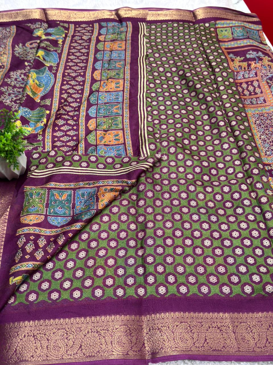 Kum Kum Kalamkari Print