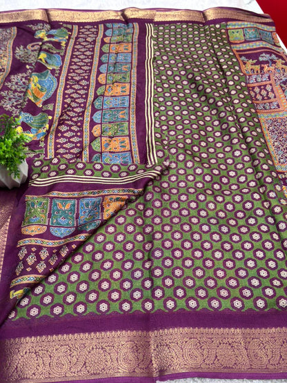 Kum Kum Kalamkari Print