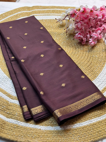 Mysore Crepe Silk Piping Border