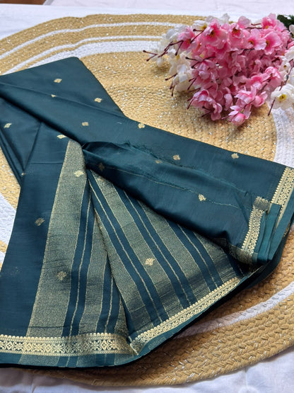 Mysore Crepe Silk Piping Border