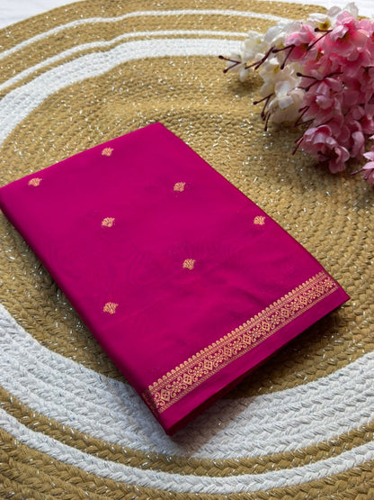 Mysore Crepe Silk Piping Border