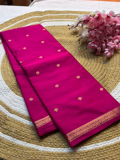 Mysore Crepe Silk Piping Border