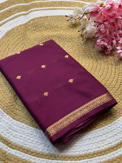 Mysore Crepe Silk Piping Border