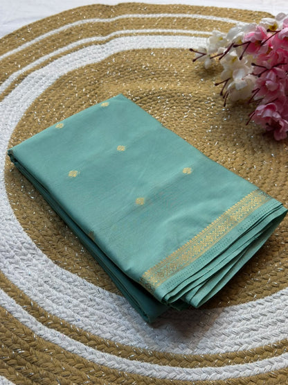Mysore Crepe Silk Piping Border