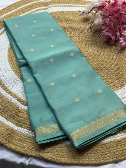 Mysore Crepe Silk Piping Border