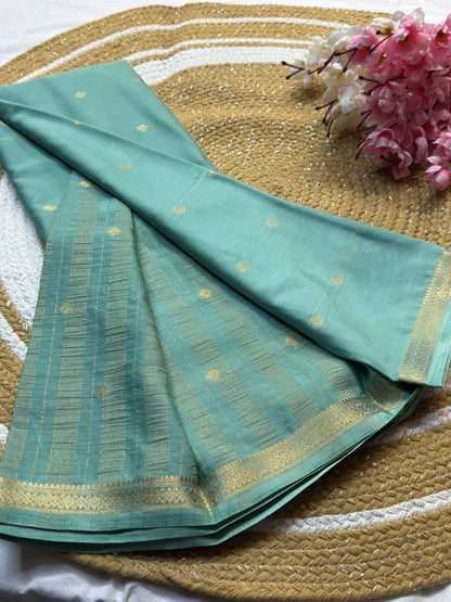 Mysore Crepe Silk Piping Border