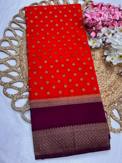 Premium Semi Khaddi Banarasi Georgette - SMK2073