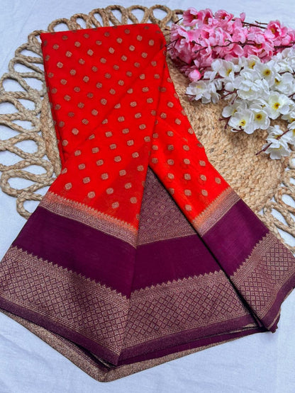 Premium Semi Khaddi Banarasi Georgette - SMK2073