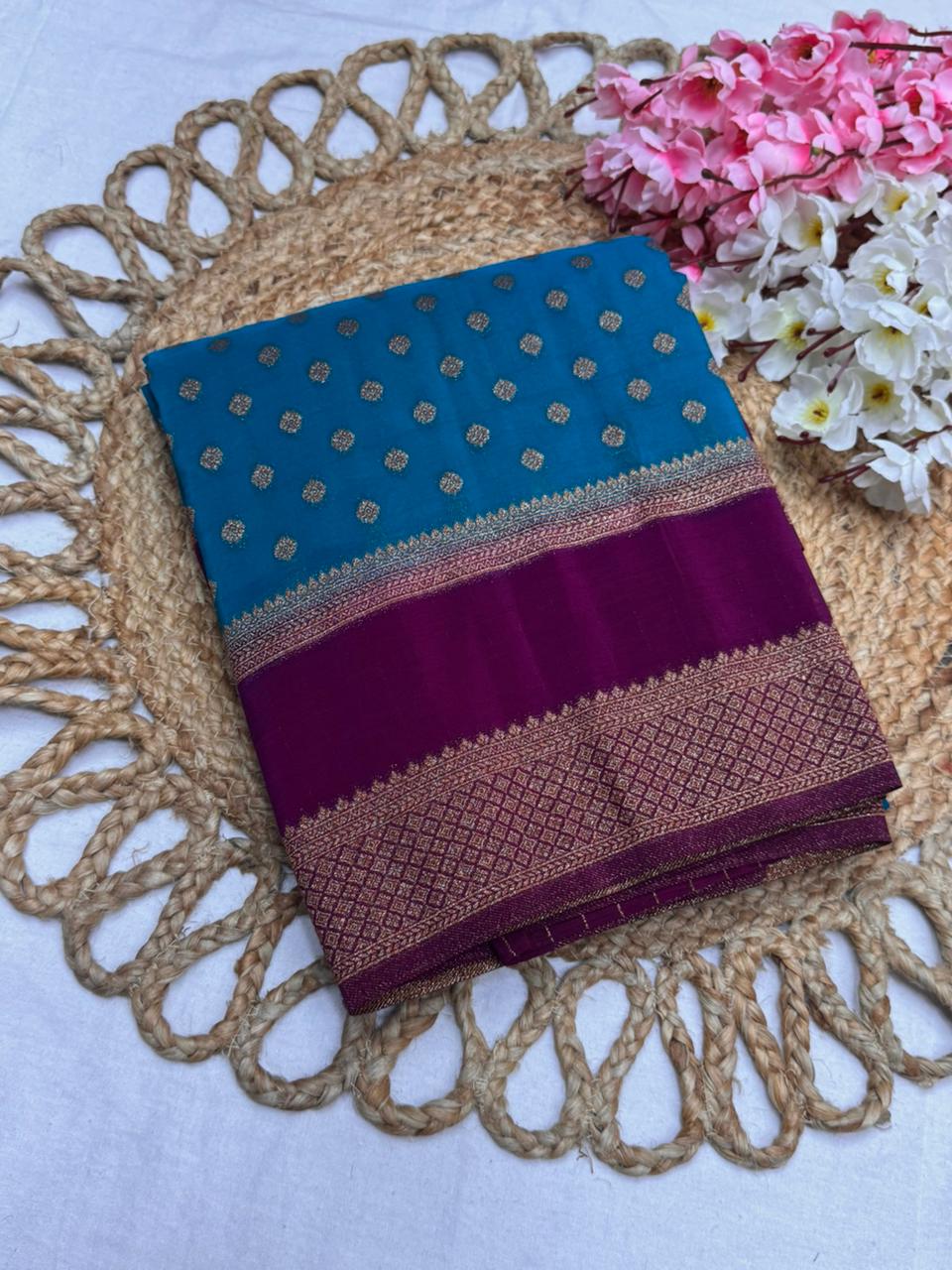 Premium Semi Khaddi Banarasi Georgette - SMK2073