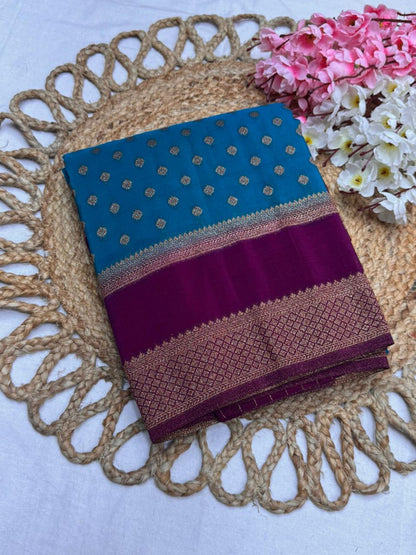 Premium Semi Khaddi Banarasi Georgette - SMK2073