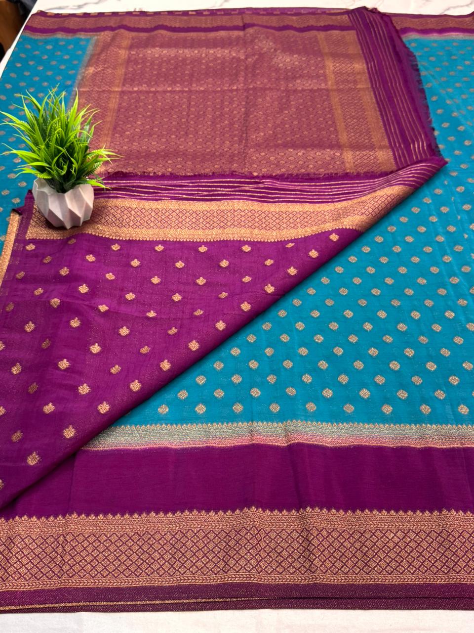 Premium Semi Khaddi Banarasi Georgette - SMK2073