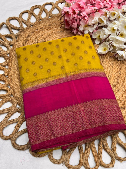 Premium Semi Khaddi Banarasi Georgette - SMK2073