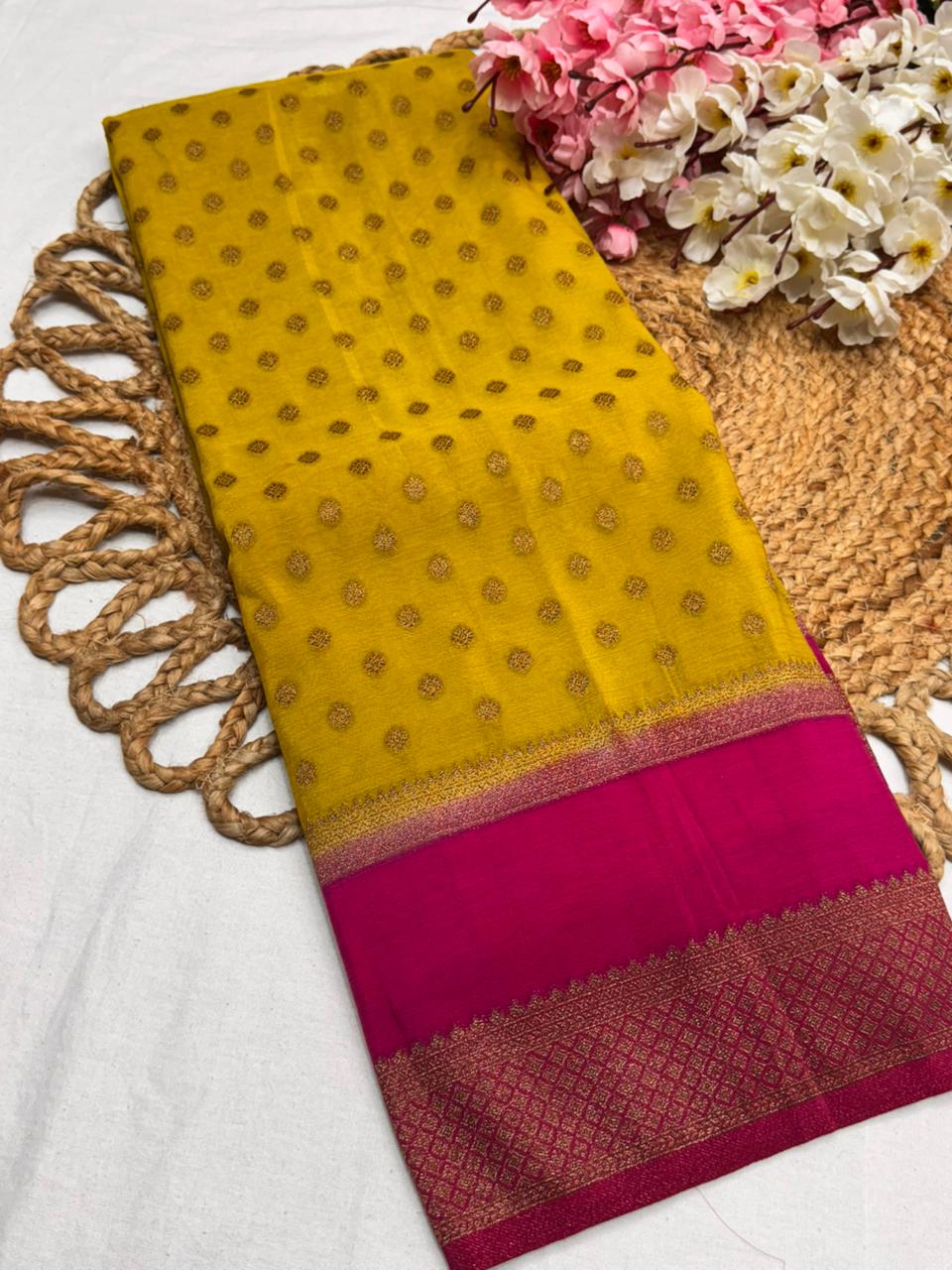 Premium Semi Khaddi Banarasi Georgette - SMK2073