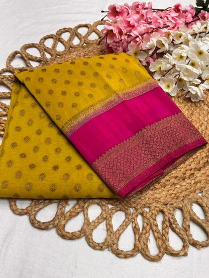 Premium Semi Khaddi Banarasi Georgette - SMK2073
