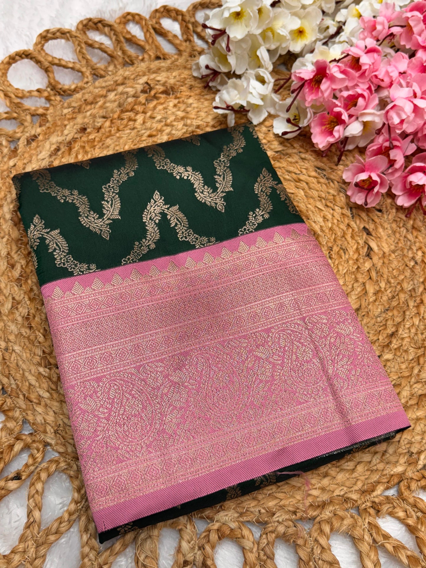 Necklace Pattu Contrast