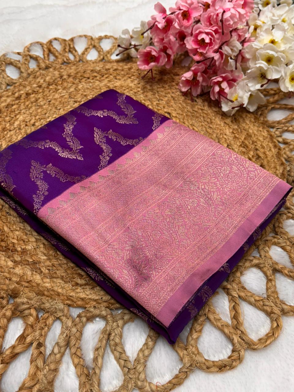 Necklace Pattu Contrast