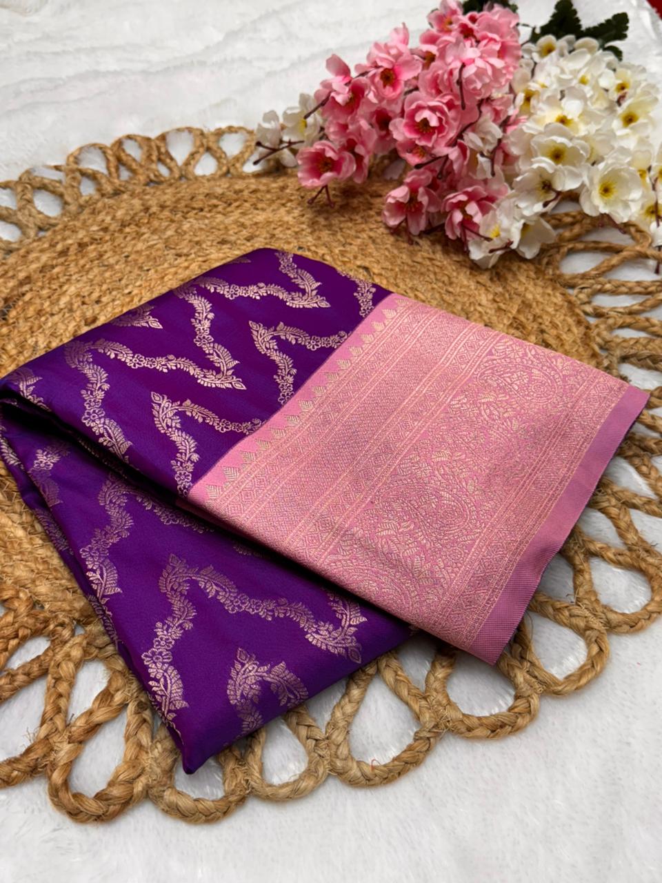 Necklace Pattu Contrast