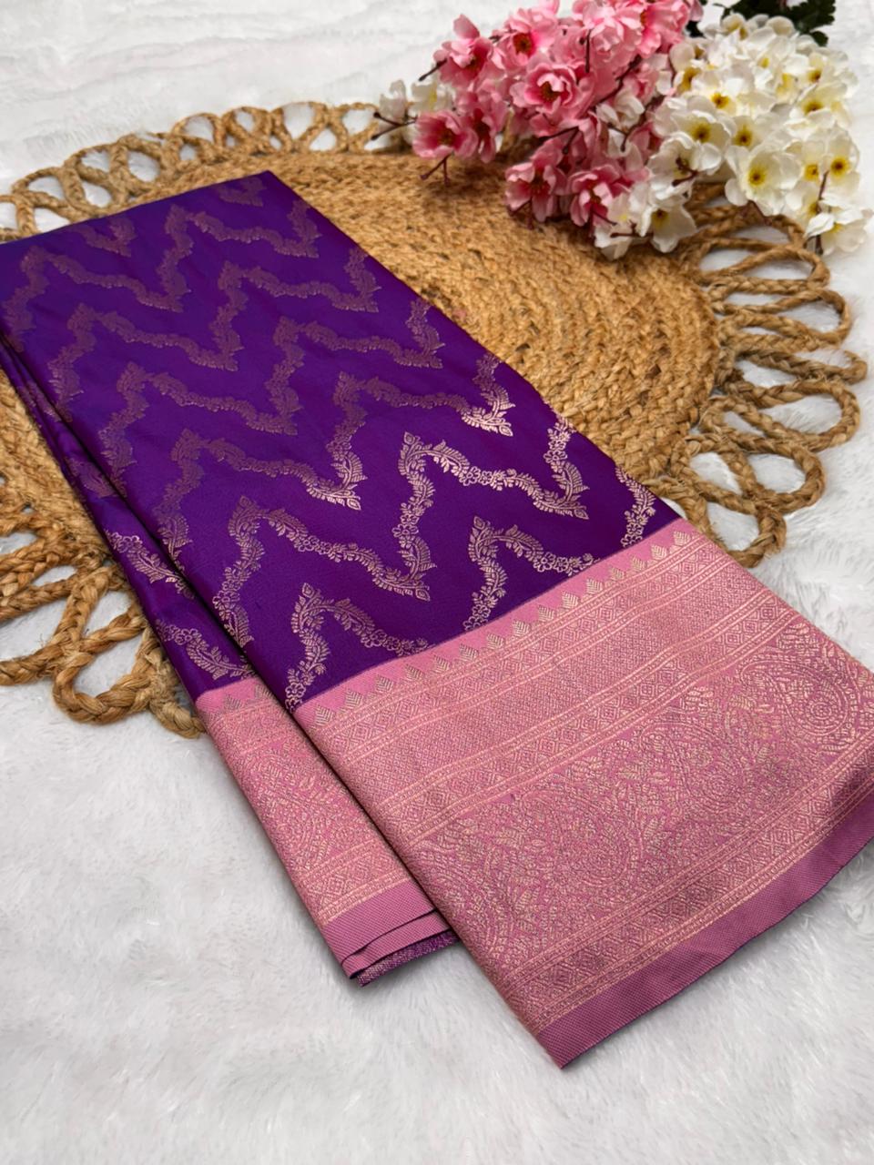 Necklace Pattu Contrast