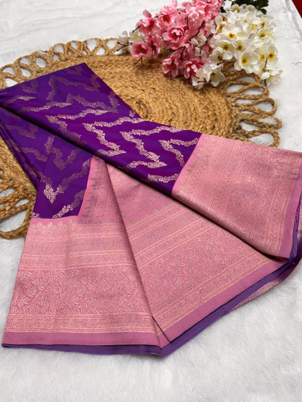 Necklace Pattu Contrast
